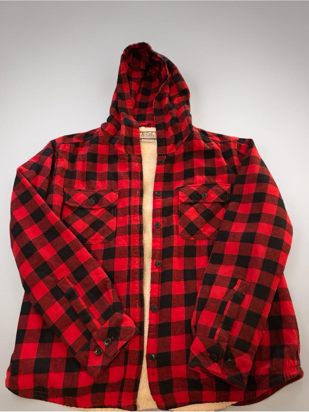Boston Traders Sherpa Hooded Shacket